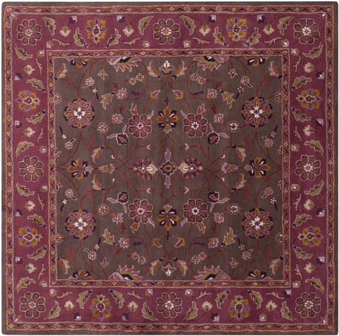 Surya Caesar Purple Square 40 X 40 Area Rug CAE1141-4SQ 800-38201 Image 0