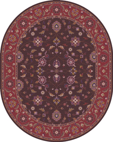 Surya Caesar Purple Oval 60 X 90 Area Rug CAE1141-69OV 800-38204 Image 0