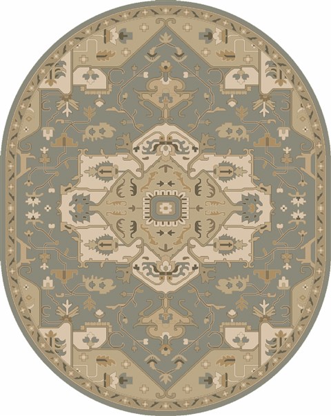 Surya Caesar Multicolor Oval 80 X 100 Area Rug CAE1144-810OV 800-38252 Image 0