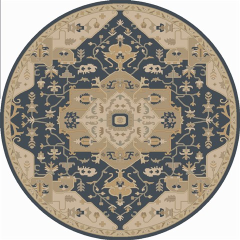 Surya Caesar Multicolor Round 40 X 40 Area Rug CAE1145-4RD 800-38266 Image 0