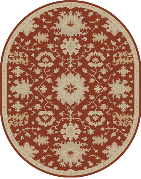 Surya Caesar Multicolor Oval 80 X 100 Area Rug CAE1148-810OV 800-38340 Image 0