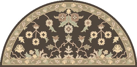 Surya Caesar Multicolor Half Round 20 X 40 Area Rug CAE1150-24HM 800-38372 Image 0