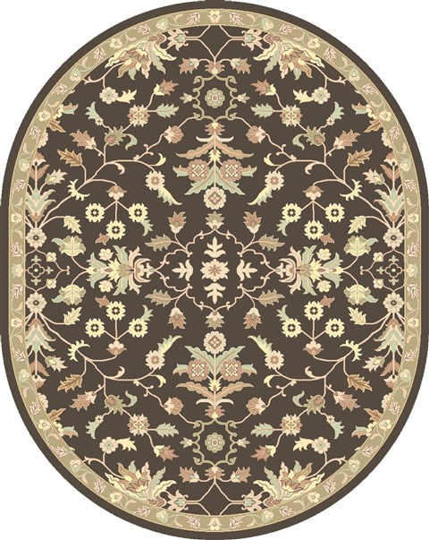 Surya Caesar Multicolor Oval 60 X 90 Area Rug CAE1150-69OV 800-38380 Image 0