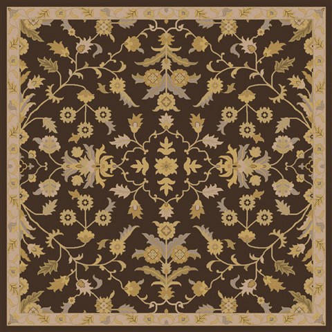 Surya Caesar Multicolor Square 40 X 40 Area Rug CAE1151-4SQ 800-38399 Image 0