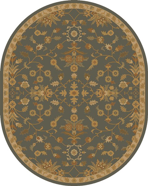 Surya Caesar Multicolor Oval 60 X 90 Area Rug CAE1153-69OV 800-38446 Image 0