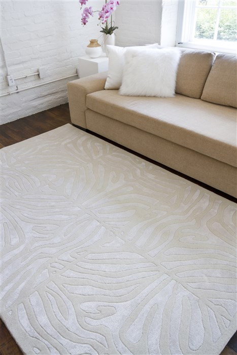 Surya Modern Classics White 80 X 110 Area Rug CAN1933-811 800-38523 Image 4