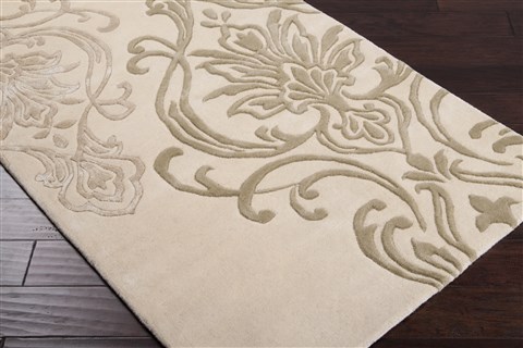 Surya Modern Classics White 90 X 130 Area Rug CAN1949-913 800-38558 Image 1
