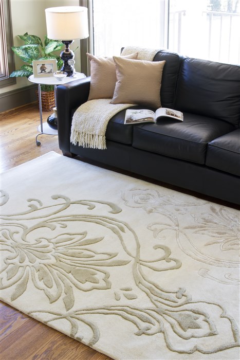 Surya Modern Classics White 90 X 130 Area Rug CAN1949-913 800-38558 Image 2