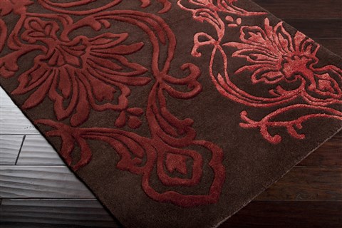 Surya Modern Classics Red 33 X 53 Area Rug CAN1950-3353 800-38561 Image 1