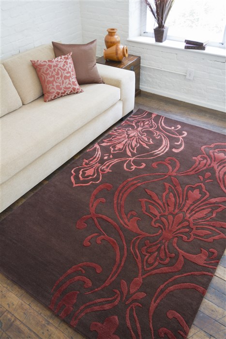 Surya Modern Classics Red 33 X 53 Area Rug CAN1950-3353 800-38561 Image 2