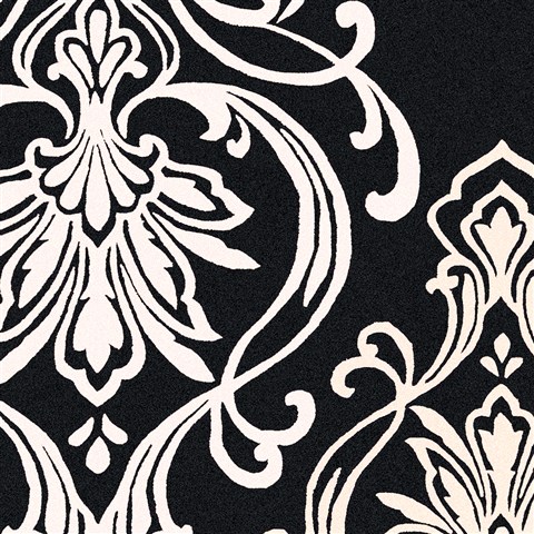 Surya Modern Classics Black Runner 26 X 80 Area Rug CAN1951-268 800-38566 Image 1