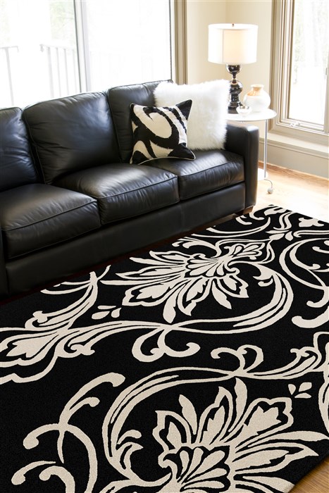 Surya Modern Classics Black Runner 26 X 80 Area Rug CAN1951-268 800-38566 Image 8