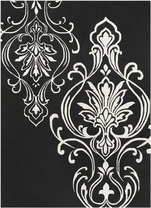 Surya Modern Classics Black 90 X 130 Area Rug CAN1951-913 800-38570 Image 0