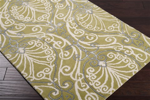 Surya Modern Classics Green 80 X 110 Area Rug CAN1958-811 800-38599 Image 1
