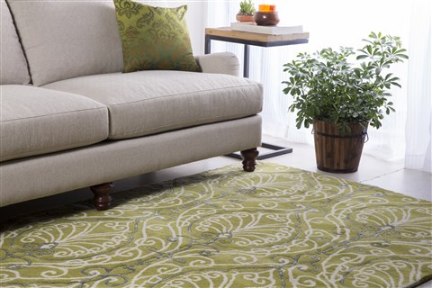 Surya Modern Classics Green 80 X 110 Area Rug CAN1958-811 800-38599 Image 2