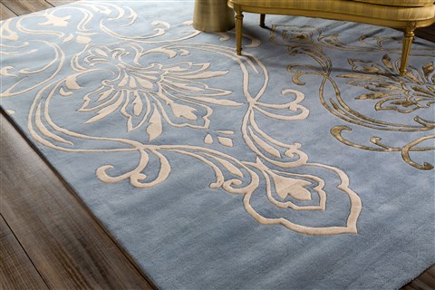 Surya Modern Classics Blue 90 X 130 Area Rug CAN1980-913 800-38630 Image 2