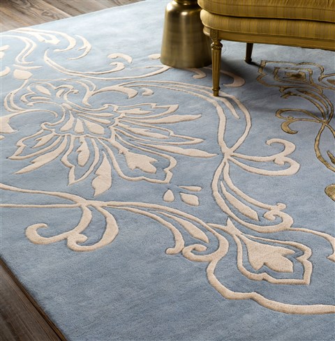 Surya Modern Classics Blue 90 X 130 Area Rug CAN1980-913 800-38630 Image 5