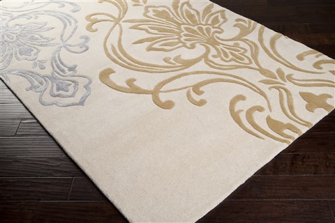 Surya Modern Classics White 33 X 53 Area Rug CAN1982-3353 800-38639 Image 1