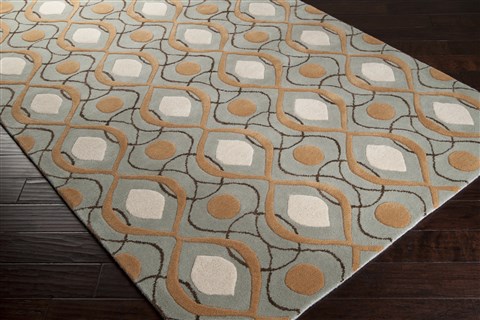 Surya Modern Classics Grey 90 X 130 Area Rug CAN1984-913 800-38648 Image 1