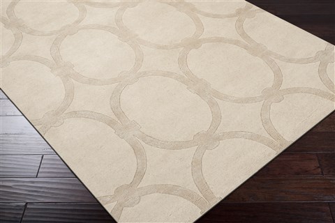 Surya Modern Classics White 90 X 130 Area Rug CAN1991-913 800-38678 Image 1