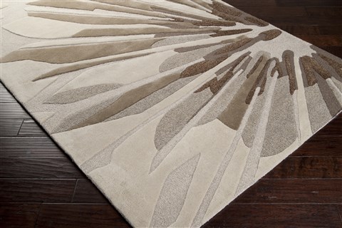 Surya Modern Classics Grey 80 X 110 Area Rug CAN1992-811 800-38683 Image 1