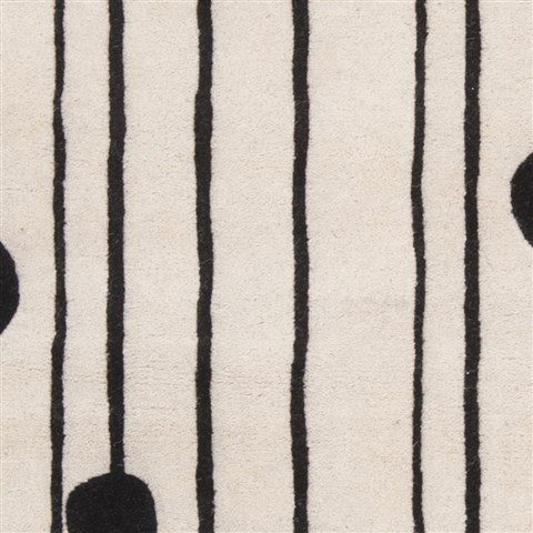 Surya Modern Classics White 50 X 80 Area Rug CAN1999-58 800-38706 Image 2