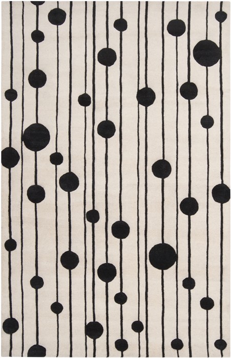 Surya Modern Classics White 50 X 80 Area Rug CAN1999-58 800-38706 Image 0