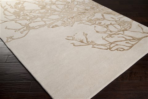 Surya Modern Classics White 20 X 30 Area Rug CAN2004-23 800-38709 Image 1