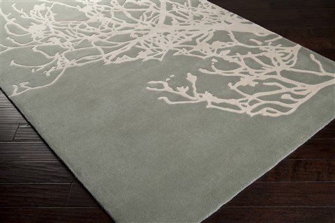 Surya Modern Classics Grey 20 X 30 Area Rug CAN2006-23 800-38721 Image 1