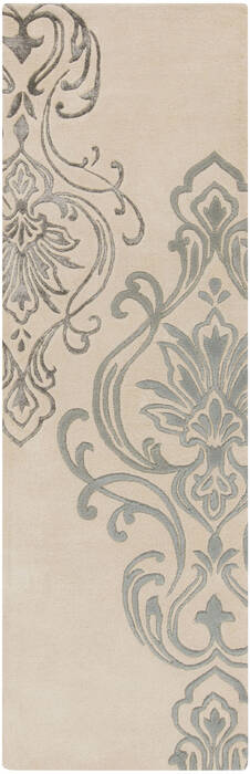 Surya Modern Classics White Runner 26 X 80 Area Rug CAN2010-268 800-38734 Image 0