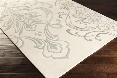 Surya Modern Classics White 80 X 110 Area Rug CAN2010-811 800-38737 Image 1