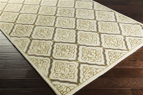 Surya Modern Classics White 20 X 30 Area Rug CAN2014-23 800-38757 Image 1