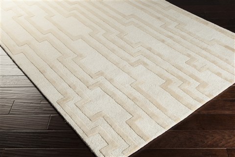 Surya Modern Classics White 80 X 110 Area Rug CAN2021-811 800-38803 Image 1