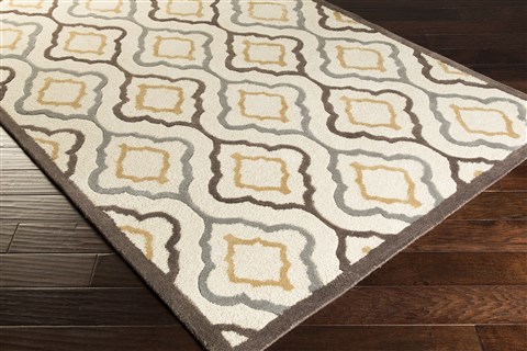 Surya Modern Classics White 20 X 30 Area Rug CAN2024-23 800-38817 Image 1