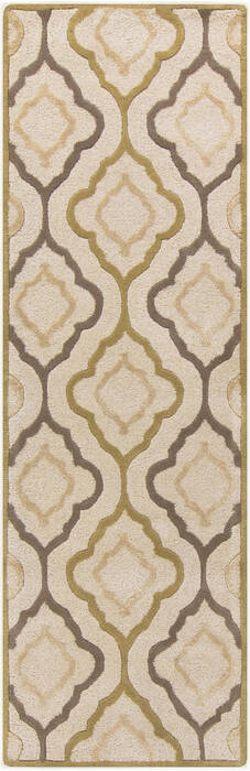 Surya Modern Classics White Runner 26 X 80 Area Rug CAN2026-268 800-38830 Image 0