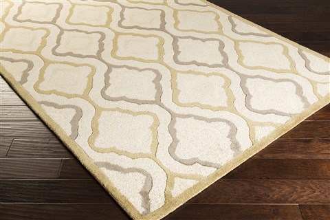 Surya Modern Classics White 33 X 53 Area Rug CAN2026-3353 800-38831 Image 1