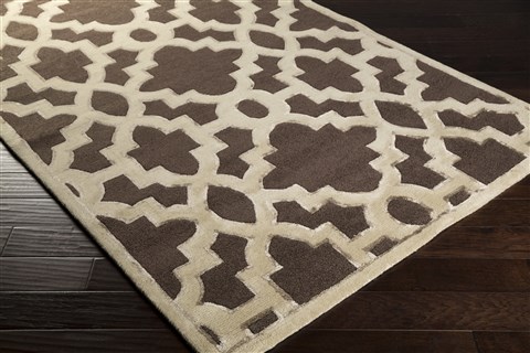 Surya Modern Classics Brown 20 X 30 Area Rug CAN2035-23 800-38883 Image 1