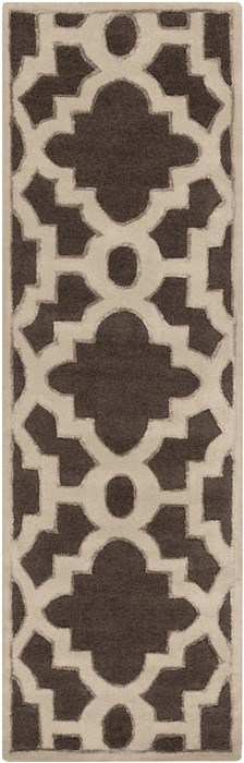 Surya Modern Classics Brown Runner 26 X 80 Area Rug CAN2035-268 800-38884 Image 0