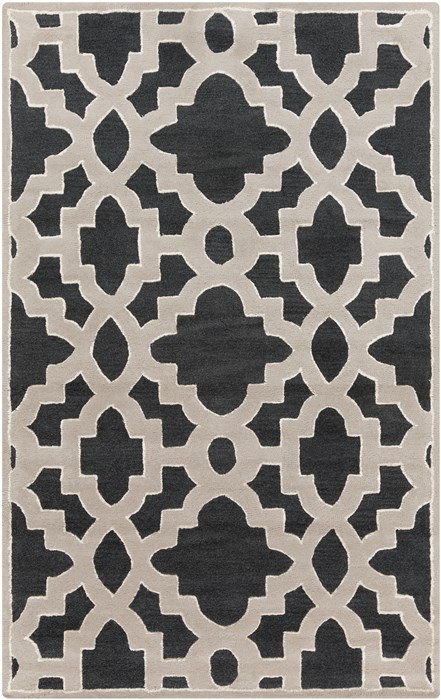 Surya Modern Classics Black 50 X 80 Area Rug CAN2036-58 800-38892 Image 0