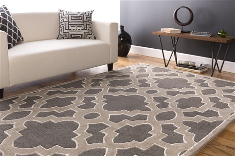 Surya Modern Classics Grey 80 X 110 Area Rug CAN2037-811 800-38899 Image 2