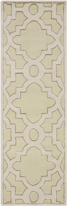 Surya Modern Classics Green Runner 26 X 80 Area Rug CAN2038-268 800-38902 Image 0
