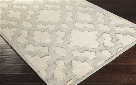 Surya Modern Classics White 80 X 110 Area Rug CAN2041-811 800-38923 Image 1