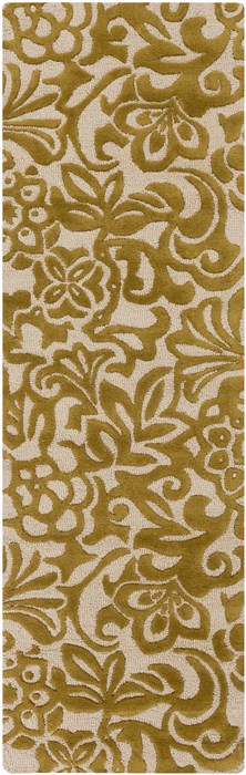Surya Modern Classics Yellow Runner 26 X 80 Area Rug CAN2045-268 800-38938 Image 0