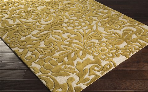 Surya Modern Classics Yellow 80 X 110 Area Rug CAN2045-811 800-38941 Image 1