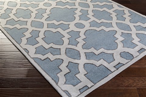 Surya Modern Classics Grey 90 X 130 Area Rug CAN2056-913 800-39008 Image 1