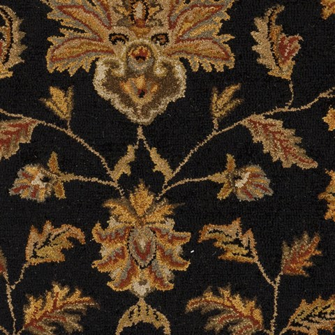 Surya Carrington Black Runner 26 X 80 Area Rug CAR1000-268 800-39070 Image 1