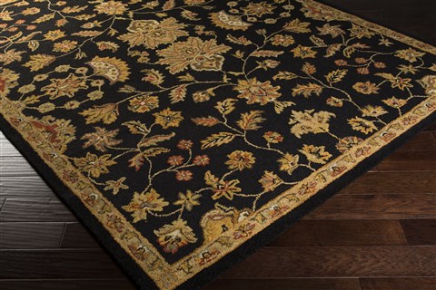 Surya Carrington Black 80 X 100 Area Rug CAR1000-810 800-39073 Image 2
