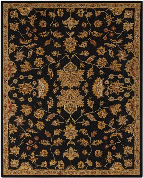 Surya Carrington Black 80 X 100 Area Rug CAR1000-810 800-39073 Image 0