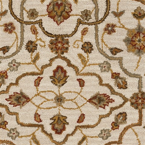 Surya Carrington White Runner 26 X 80 Area Rug CAR1003-268 800-39085 Image 1