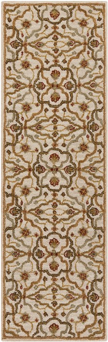 Surya Carrington White Runner 26 X 80 Area Rug CAR1003-268 800-39085 Image 0